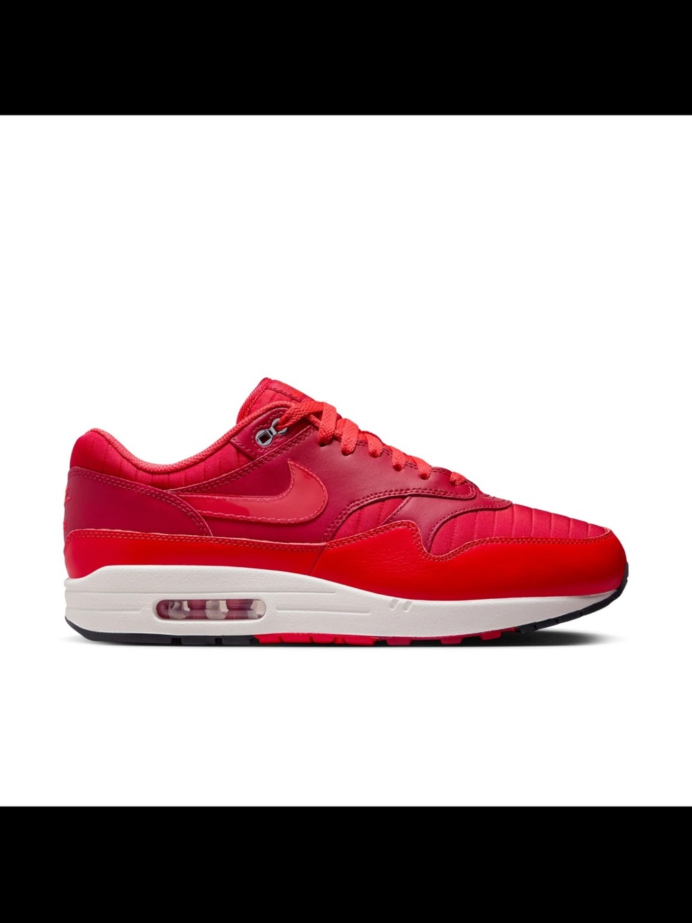 Nike Red Low-Top Air Max 1 Sneaker